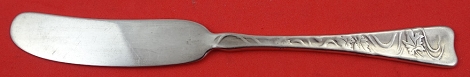 Butter Spreader flat handle w/ leaves in water 6